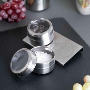 Набор банок для специй с магнитным дном на подставке, O'Kitchen, 70 мл, 2 шт