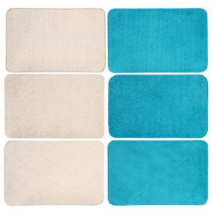 VETTA Коврик велюровый «Плитка», полиэстер, 35х55 см, 3 дизайна