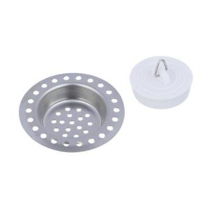 VETTA Набор для раковины решетка и пробка, 6см, нерж.сталь