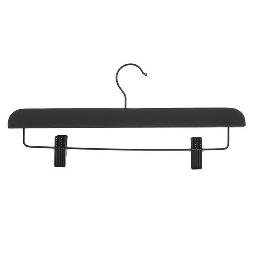 VETTA Вешалка деревянная для юбок и брюк, софт тач, 35.5x17см, черная