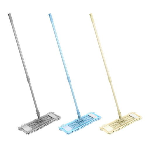 VETTA Швабра эконом с насадкой из микрофиб. без подкл., телескоп., металл, 70-120см, насадка 50г