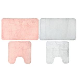 VETTA Набор ковриков для ванной и туалета, искусственный мех, полиэстер, 50x80см+50x50см, 2 цвета