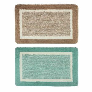 VETTA Коврик для ванной двухцветный, микрофибра, 50x80см, 2 цвета