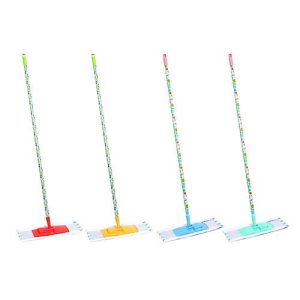 VETTA Швабра с насадкой из микрофибры, черенок окр. Металл 120см, с рисунком