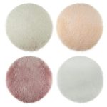 VETTA Коврик универсальный круглый, иск.мех, акрил, d70см, 4 цвета