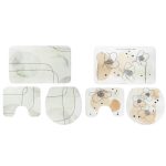 VETTA Набор коврик для ванной 80x50 см, коврик для туалета 50x40см, чехол на крышку унитаза 46x46см