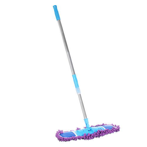 VETTA Швабра с насадкой из микрофибры, пластик, телескоп. черенок орк., металл, 12x42см — изображение 2