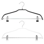 VETTA Вешалка металл (сталь) с ПВХ покрытием и клипсами 40см (цвет mix)