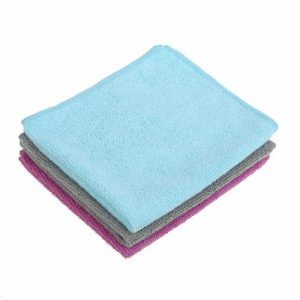 VETTA Набор салфеток из микрофибры, для кухни, 3 шт, махровые, 30х35см, 220г/кв.м, 3 цвета