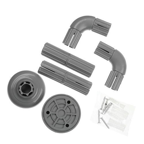 VETTA Карниз для ванной угловой 90x90x90см, нерж.сталь — изображение 2