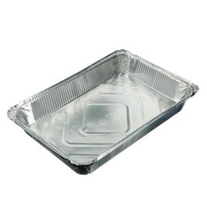 Форма для запекания, алюминиевая фольга, 31,3x21,3x4,4см, дно 27,2x17,2см, 2235мл, L-край