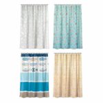 VETTA Шторка для ванной, ПЕВА, 180x180см, 12 колец, Океан