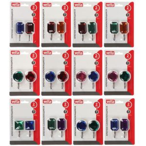 VETTA Крючки самоклеящиеся, Кристалл, 2шт, пластик, металл