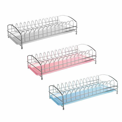 VETTA Сушилка для посуды, металл, пластик 40х18х11см, 3 цвета,