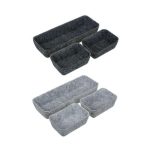 VETTA Органайзер для хранения в ящиках,3 шт,27х9х5см 1шт, 13х9х5см 2шт, полиэстер, 2 цвета