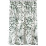 VETTA Шторка для ванной, полиэстер, 180x180см, кольца пластик, ПАЛЬМЕТТА