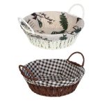 VETTA Корзинка плетенная Амелия 24x24x8см, 2 дизайна