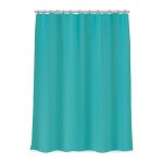 VETTA Шторка для ванной, ПЕВА, 180x180см, с магнитами, бирюзовая