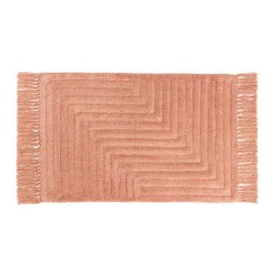 VETTA Коврик универсальный с кистями 50x80 см, хлопок, какао