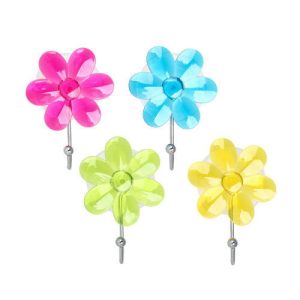 VETTA Крючок на присоске Прозрачный цветной