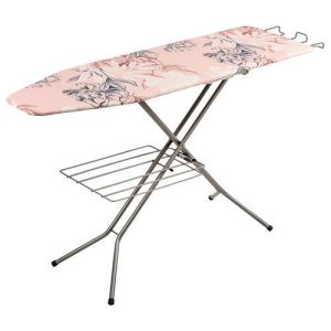 Доска гладильная НЕВА 6 124х35,5см, с полкой для утюга и белья с удлинителем