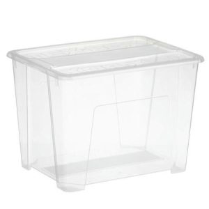 Контейнер для хранения с крышкой Tex, 38х28х27,2см, 21л, прозрачн