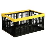 Ящик складной с перфорированными стенками, 48х35х23 см, желтый