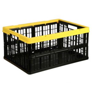 Ящик складной с перфорированными стенками, 48х35х23 см, желтый