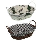 VETTA Корзинка плетенная Амелия 27х20х8см, 2 дизайна