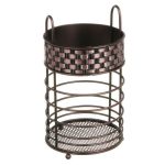 VETTA Подставка для столовых приборов Плетенка, металл 20x10,5см