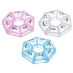 VETTA Бокс для таблеток, пластик, Неделька 8,5см, 3 цвета