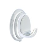 VETTA Крючок одинарный классический, скрытое крепление, хром, сталь