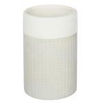 VETTA Стакан для ванной комнаты White-and-Black, керамика