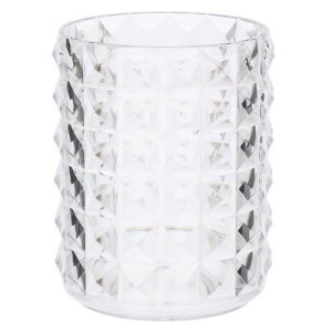 VETTA Стакан для кистей и косметики CRYSTAL, полистирол, 8x8x11 см