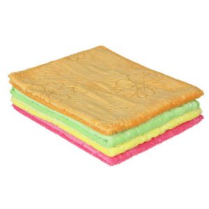 VETTA Салфетка из микрофибры универсальная махровая с узором, 30х40см, 300 г/кв.м. 4 цвета