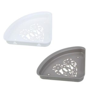 VETTA Love Полочка для ванной комнаты, пластик, 25,5х18,5х3см, 2 цвета