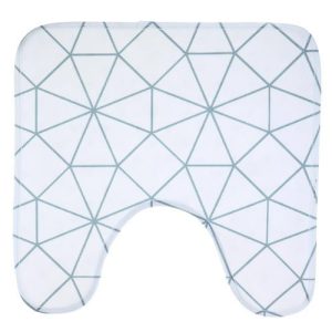 VETTA Коврик для туалета, флис, губка 0,5см, 45x45см, дизайн 3