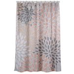VETTA Шторка для ванной, полиэстер, 180x200см, Цветы, 59