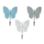 VETTA Держатель-крючок Бабочка для полотенец на присоске, ПВХ, 8x10,5см