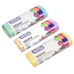 VETTA Мешки для мусора БИО 60л,10 шт с завязками,стандарт,3 аромата(цитрус,морской бриз,цветы), рулон