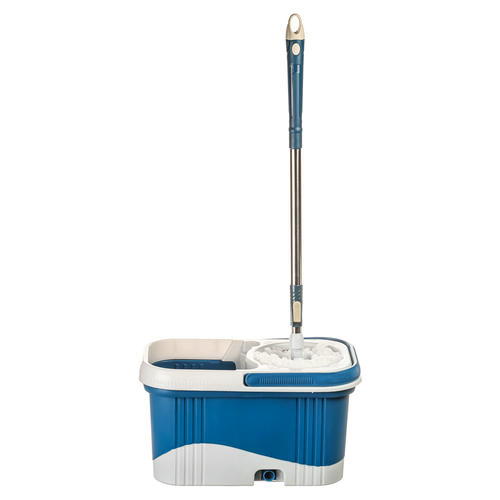 VETTA Набор МОП: ведро 12л, с колес., швабра, доп.насадка, принцип отж. Юла, метал.отжим, пластик — изображение 2