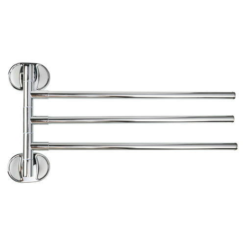 VETTA Полотенцедержатель поворотный тройной, скрытое крепление, хром, нерж.сталь — изображение 2