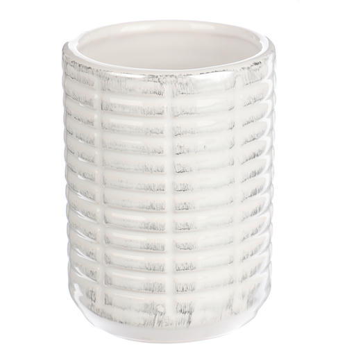 ВСЁГАЗИН Стакан для ванной комнаты, керамика, Кьяро