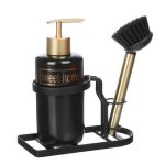 VETTA Диспенсер для моющего средства со щеткой и металлической стойкой Sweet Home