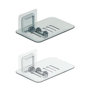 VETTA Мыльница настенная самоклеящаяся, пластик, 13 5х8, 5х3см, 2 цвета