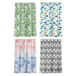 VETTA Шторка для ванной, ПЕВА, 180x180см, Барселона, 4 дизайна