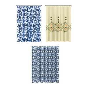 VETTA Шторка для ванной, ПЕВА, 180x200см, Этнографика, 3 диз