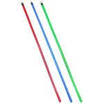 VETTA Черенок деревянный в ПВХ пленке, разноцветный, 120см, d2,2см, 4 цвета, евро резьба