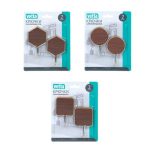 VETTA Крючки самоклеящиеся, Дерево, 2 шт, пластик, металл