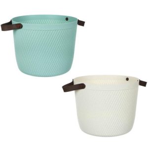 VETTA Корзина для хранения круглая с ручками Ле-Ман, d32,8x26,5 см, 2 цвета